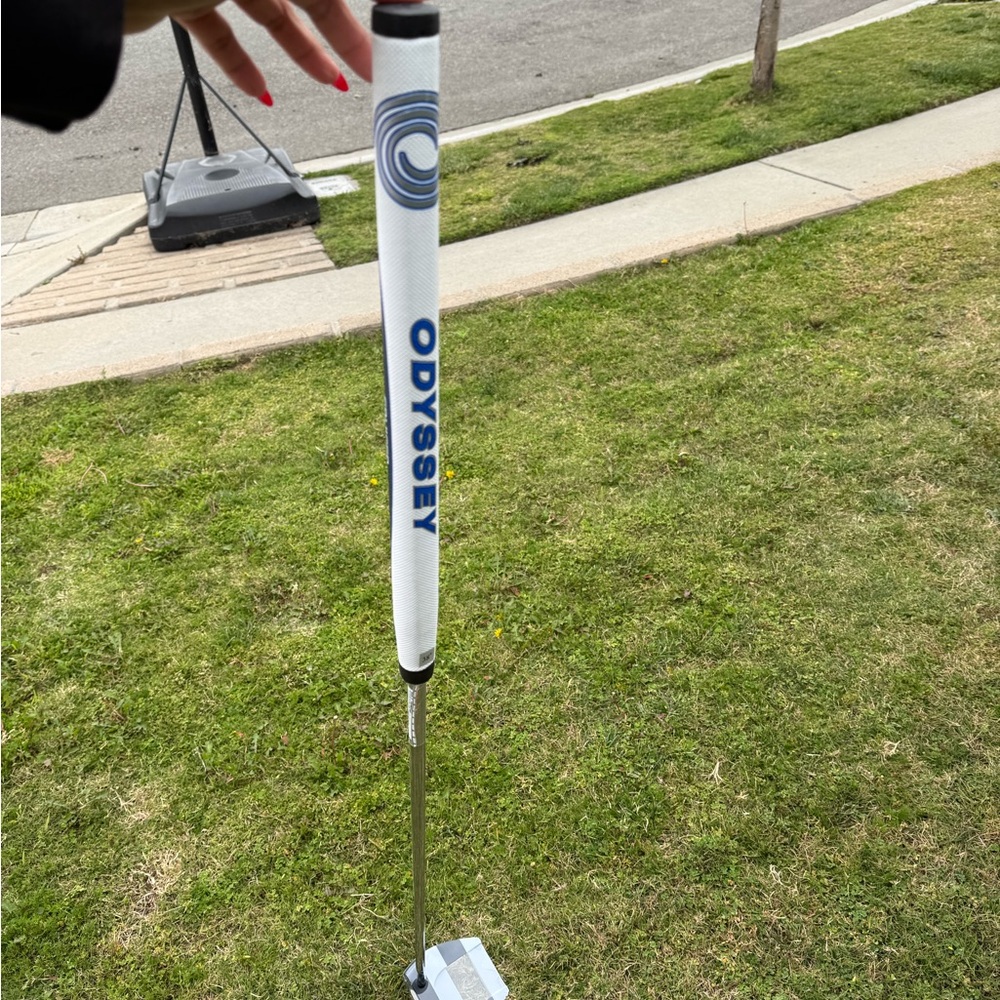 Odyssey White and Blue Golf Putter